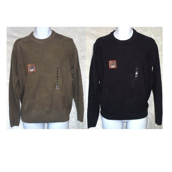 Men's Sweater Dockers Crewneck Acrylic size S NEW - Picture 1 of 5